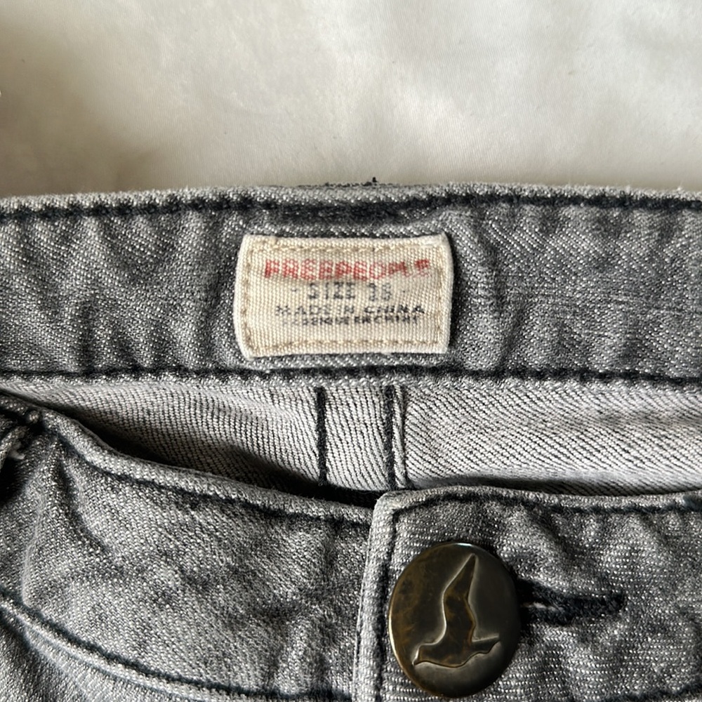 Free People Gray Skinny Jeans Modern Style - Picture 10 of 10